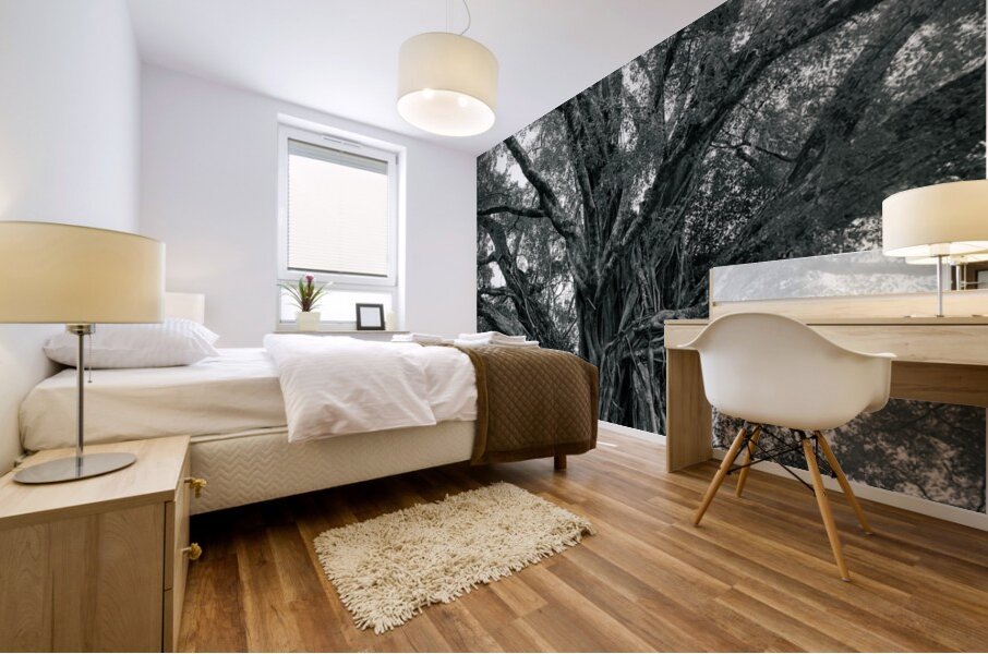 The Ancient Guardian: The 1300 Year Old Balete Tree Mural print