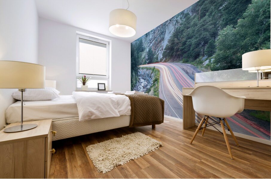Boulder Canyon Drive and Colorado Commute Mural print