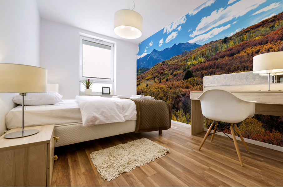 Colorado Painted Landscape Panorama PT2a Mural print