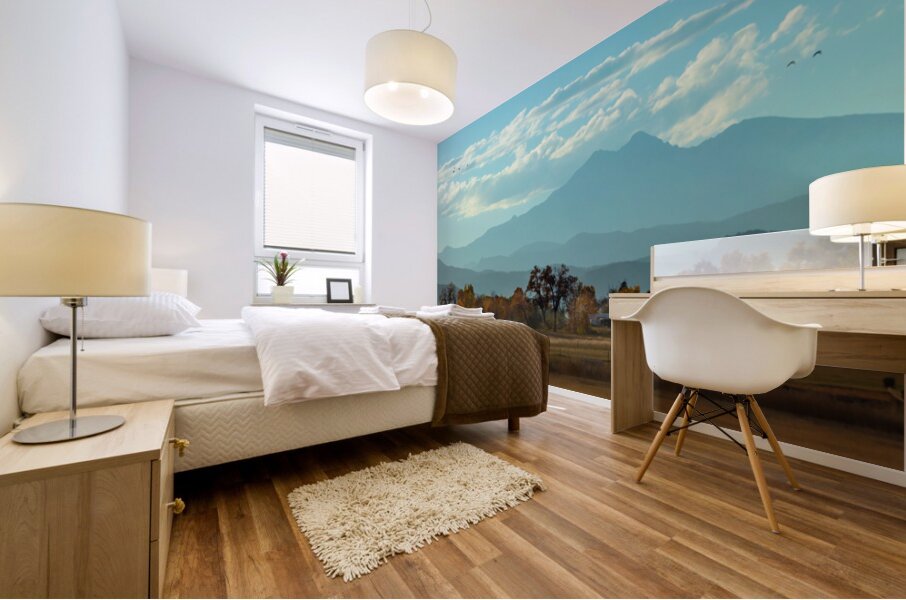 Autumns Embraces Colorado Rocky Mountain Majesty Mural print