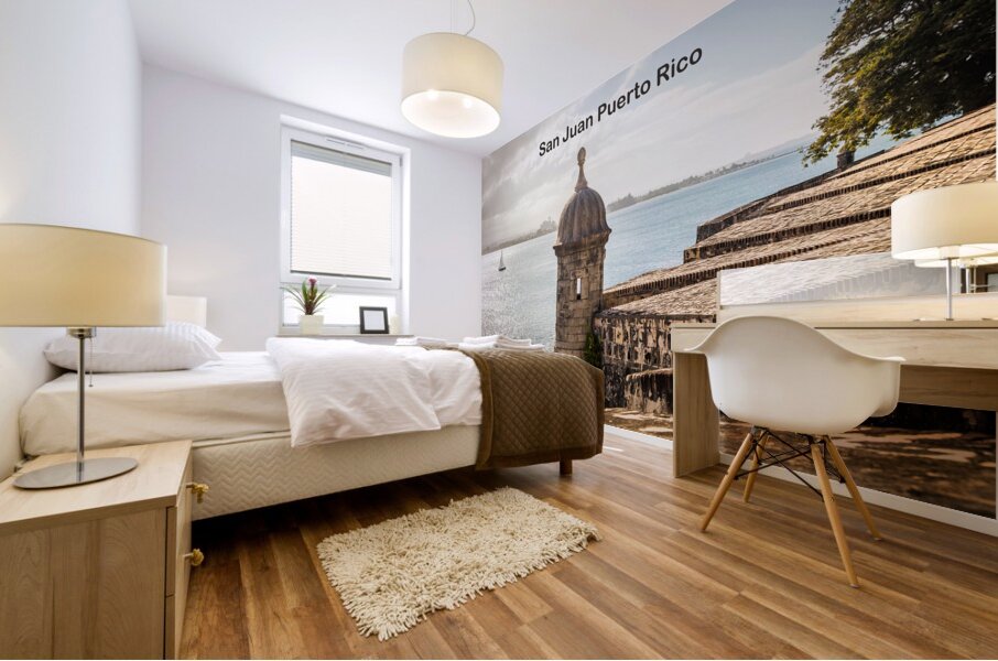 San Juan Puerto Rico Poster Postcard Mural print