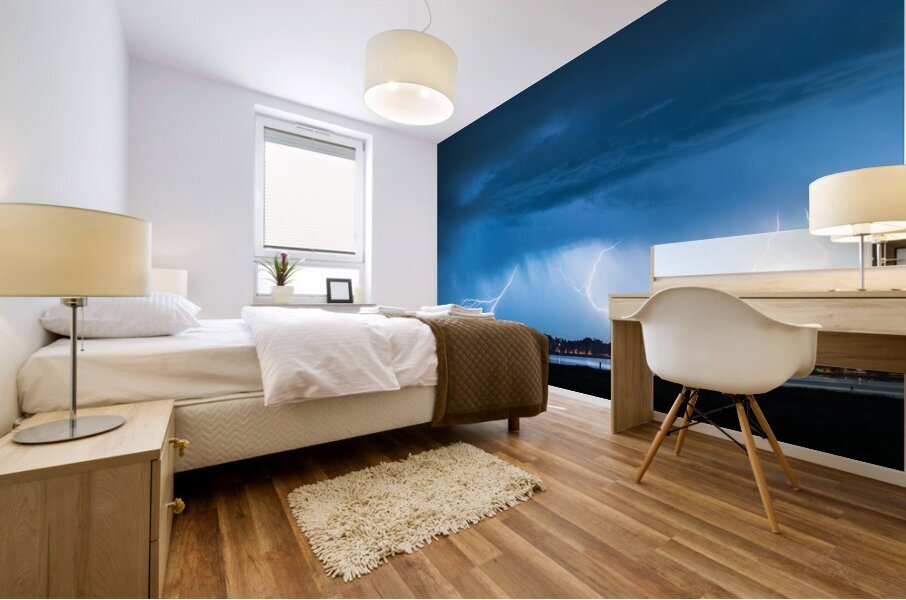 Doodles In The Sky Mural print