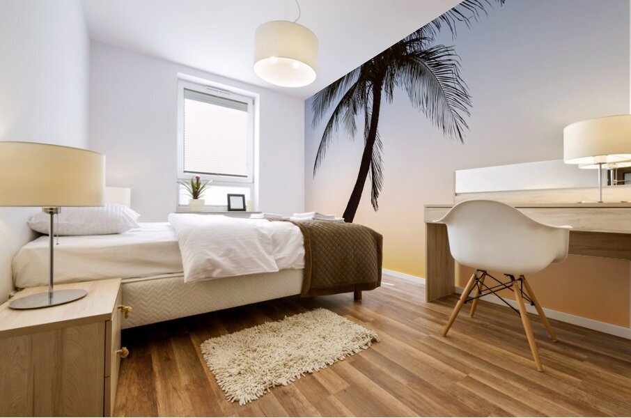 Coco Mo Tropical Sunrise Mural print