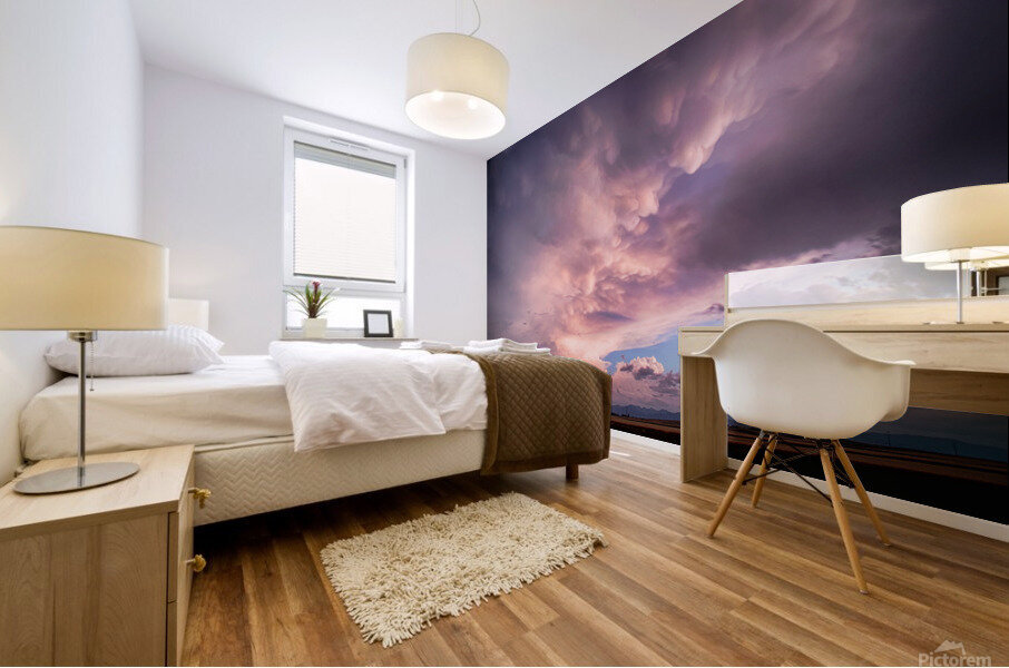 Mammatus Over Boulder Colorado Mural print