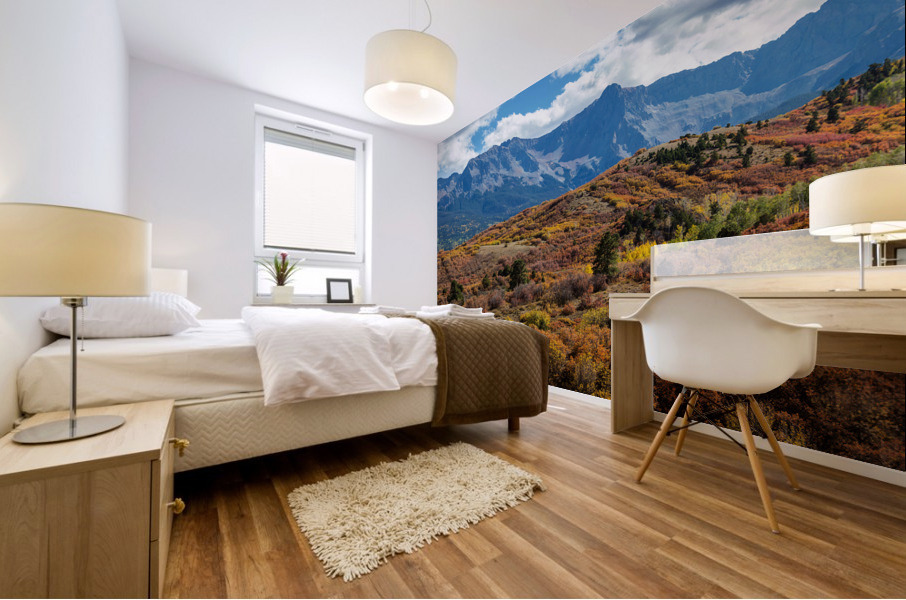 Colorado Painted Landscape Panorama PT1 Mural print