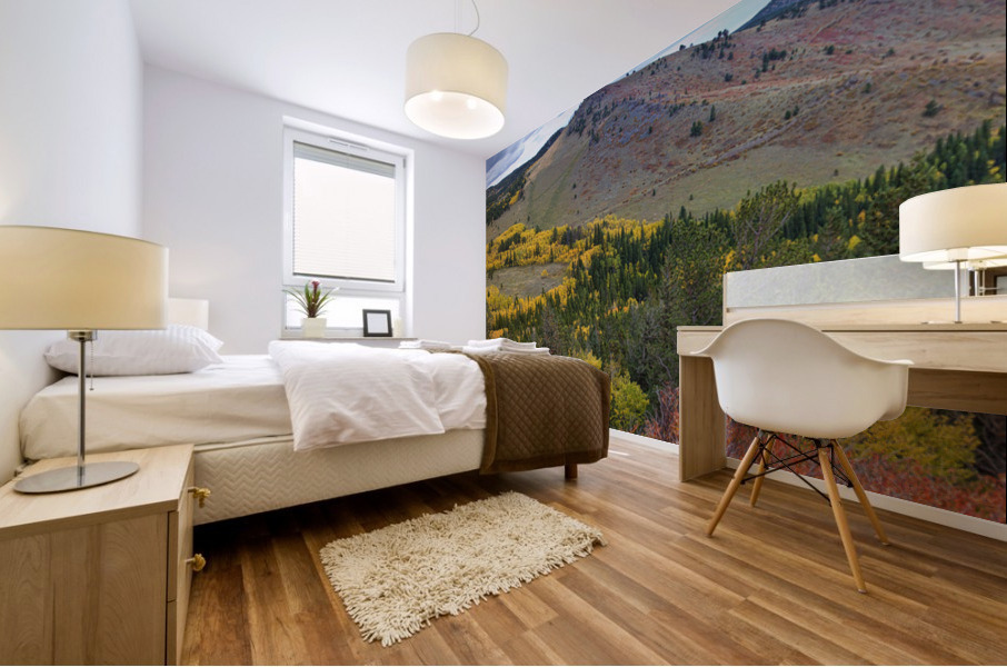 Peak to Peak Autumn Panorama  Mural print