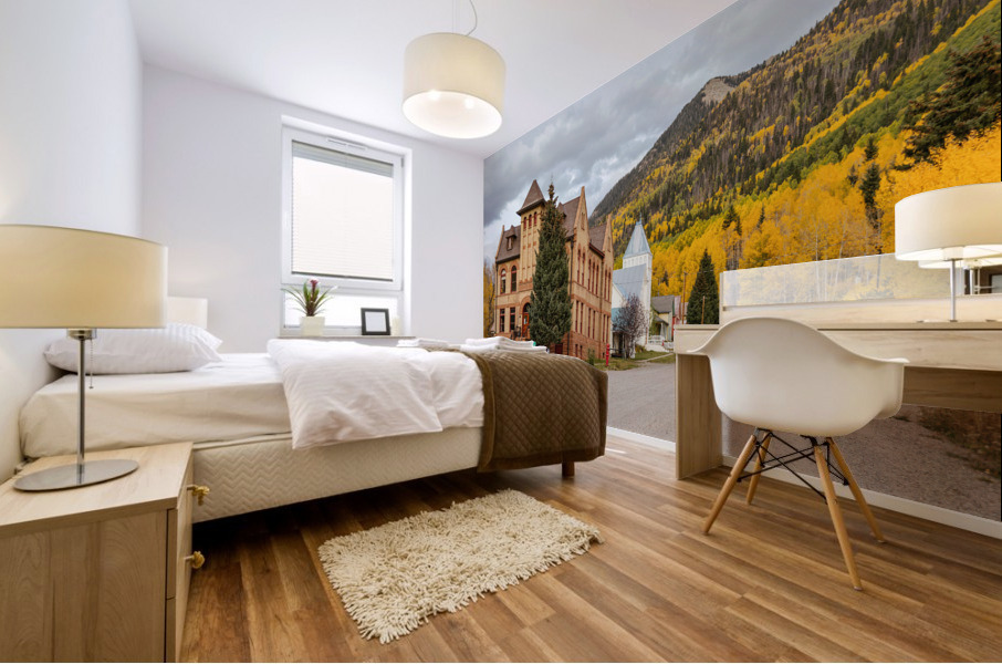 Beautiful Small Town Rico Colorado Mural print