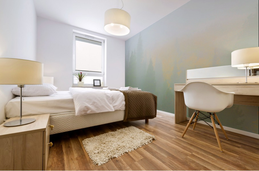 Deep in the Fog Mural print