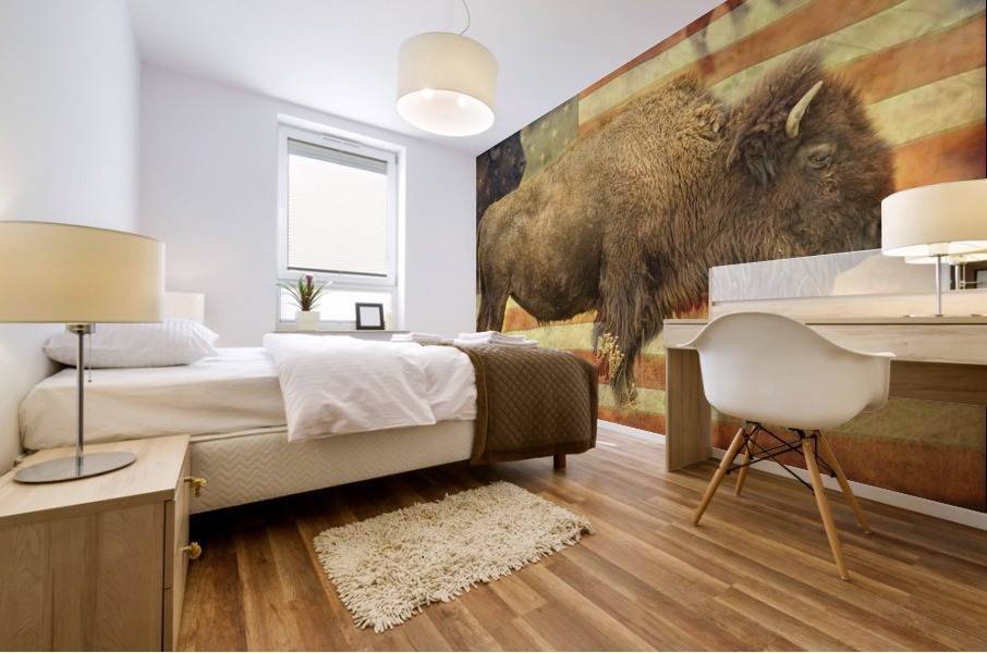 American Buffalo Impression murale