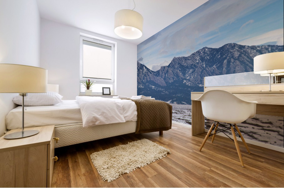 Flatirons Longs Peak Rocky Mountain Panorama Mural print