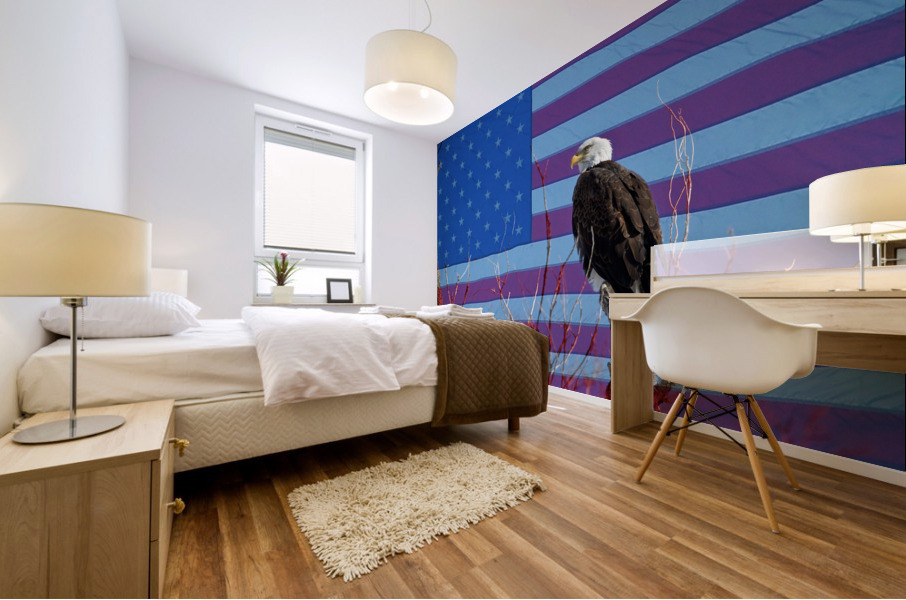 American Bald Eagle 3 Mural print