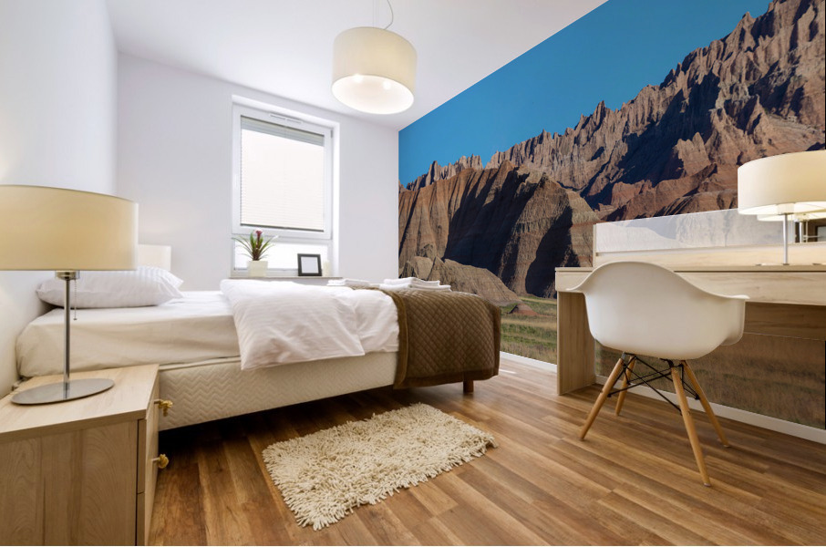 Breathtaking Panoramic Views - Badlands National Park Mural print