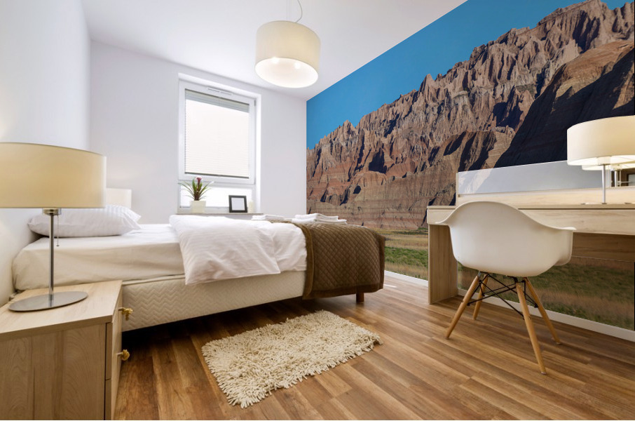 Breathtaking Panoramic Views - Badlands National Park   Mural print