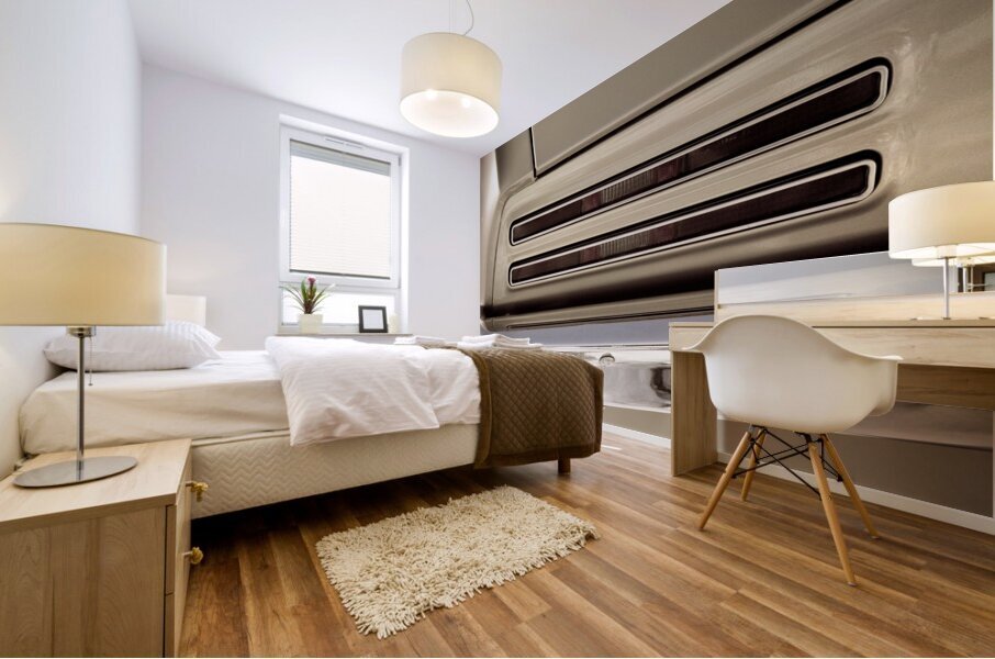 1967 Pontiac Firebird Back Lights Close up Mural print