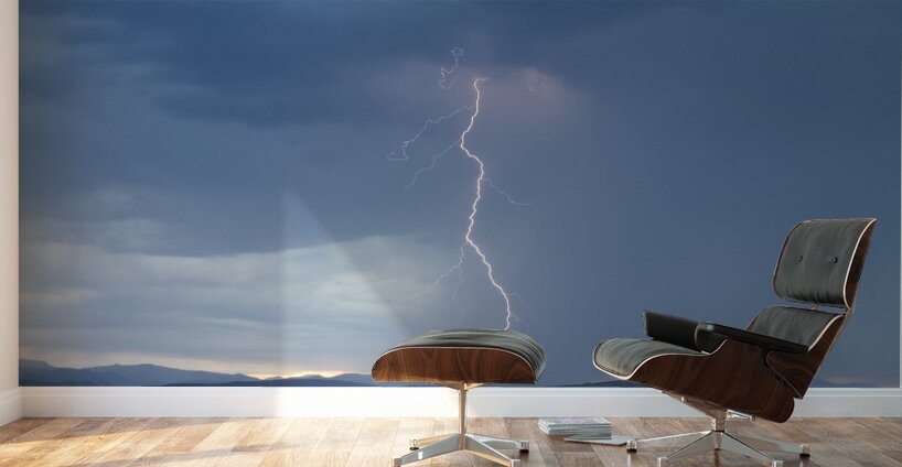 Colorado Lightning Strike Wall Murals
