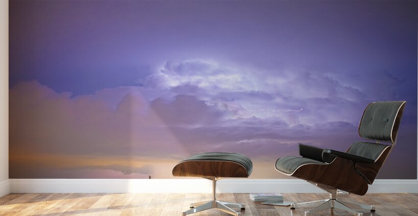 25 to 34 Intra Cloud Lightning Thunderstorm Wall Murals