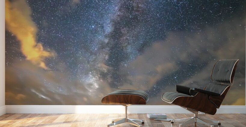 Mt Meeker and Longs Peak Milky Way Wings Wall Murals