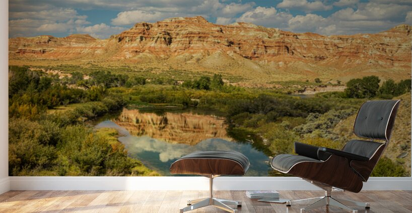 Red Rock Majesty Wind River Reflection Wall Murals