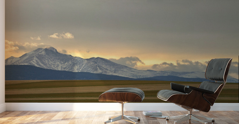 Twin Peaks Panorama View Agriculture Plains Wall Murals