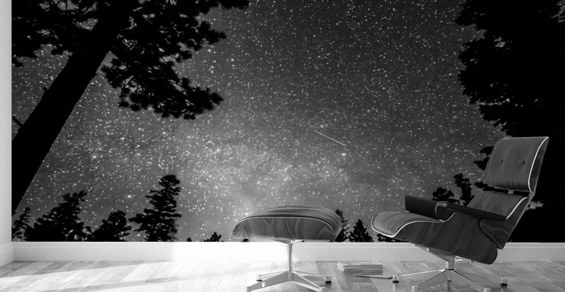 Dark Stellar Universe Deep Into The Night Wall Murals