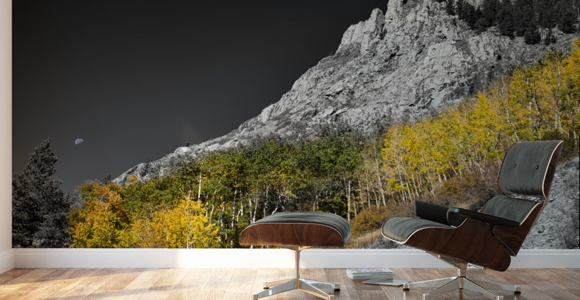 Monarch Pass Waning Gibbous Moon Selective Wall Murals