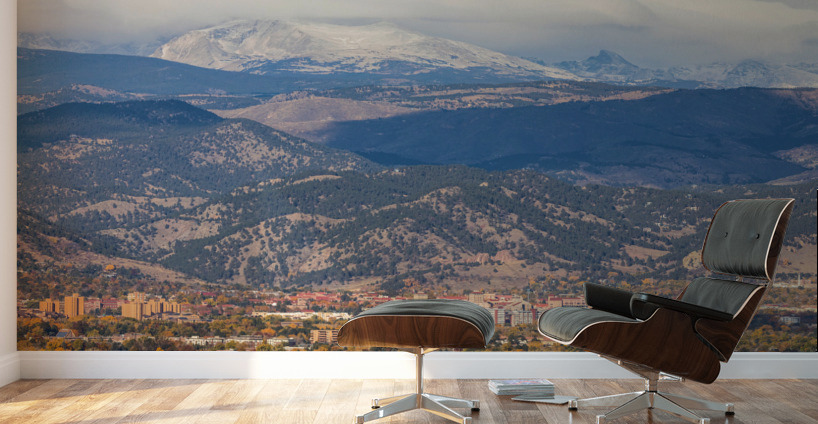 University of Colorado Boulder Autumn West View Wall Murals