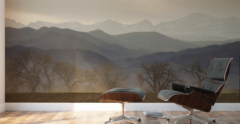 Boulder County Colorado Layers Panorama Wall Murals