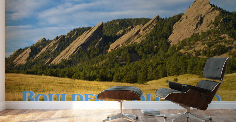 Flatirons Boulder Colorado Poster Wall Murals
