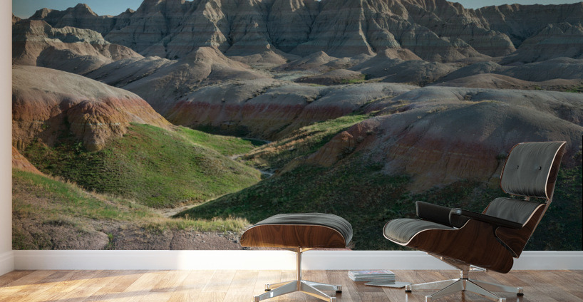 Sandcastle Dreams - The Enchanting Badlands of South Dakota Wall Murals