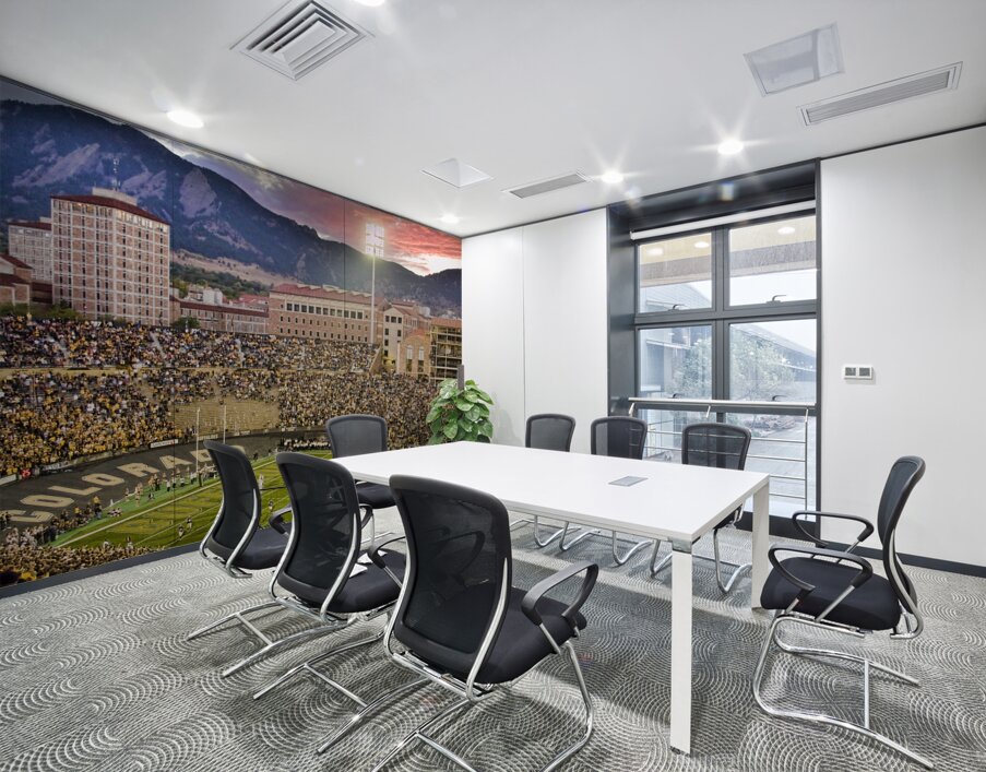 University of Colorado Boulder Go Buffs Wall Printing