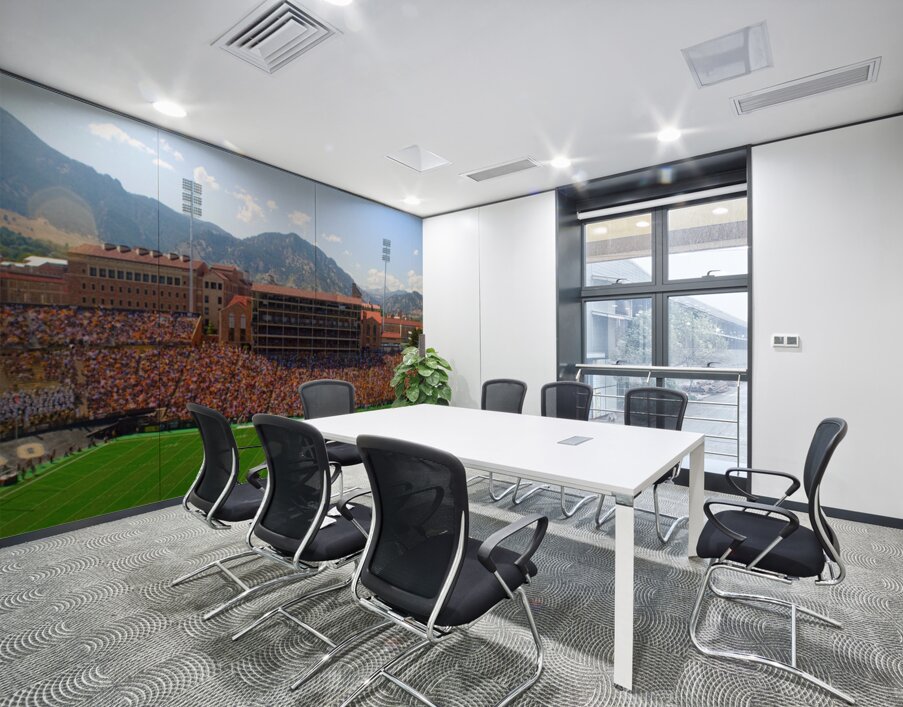 University of Colorado Boulder Folsom Field Game Panorama Wall Printing