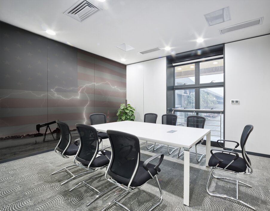 Crude Oil and Natural Gas Striking Across America BWSC HDR Wall Printing