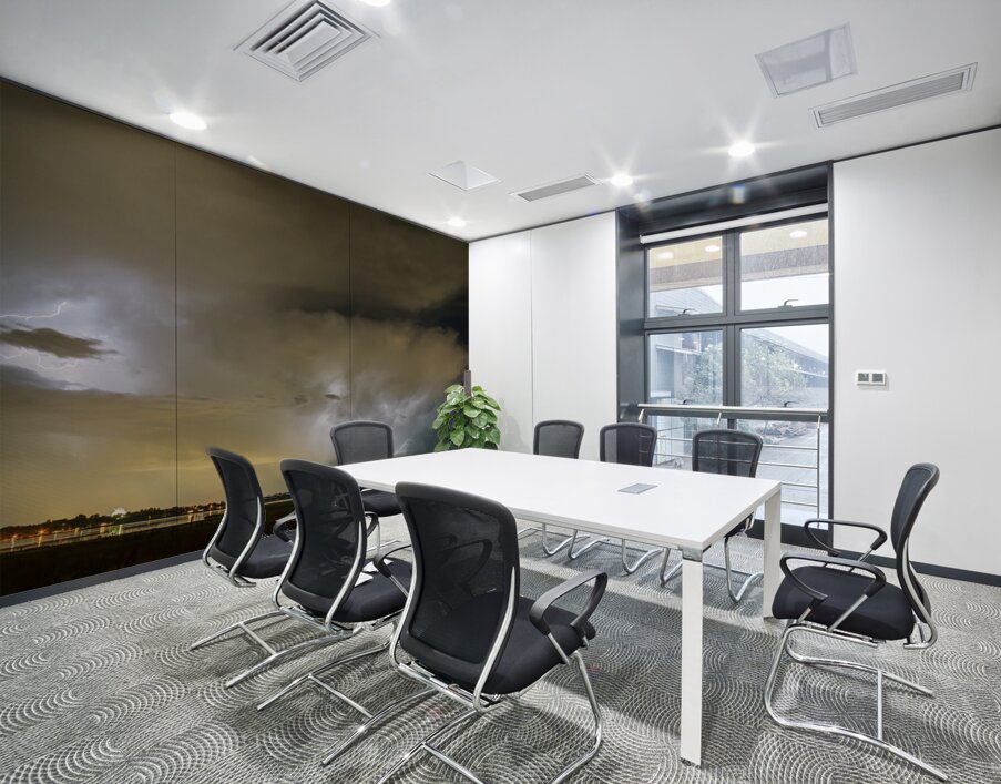 Longmont to the left Boulder to the Right Wall Printing