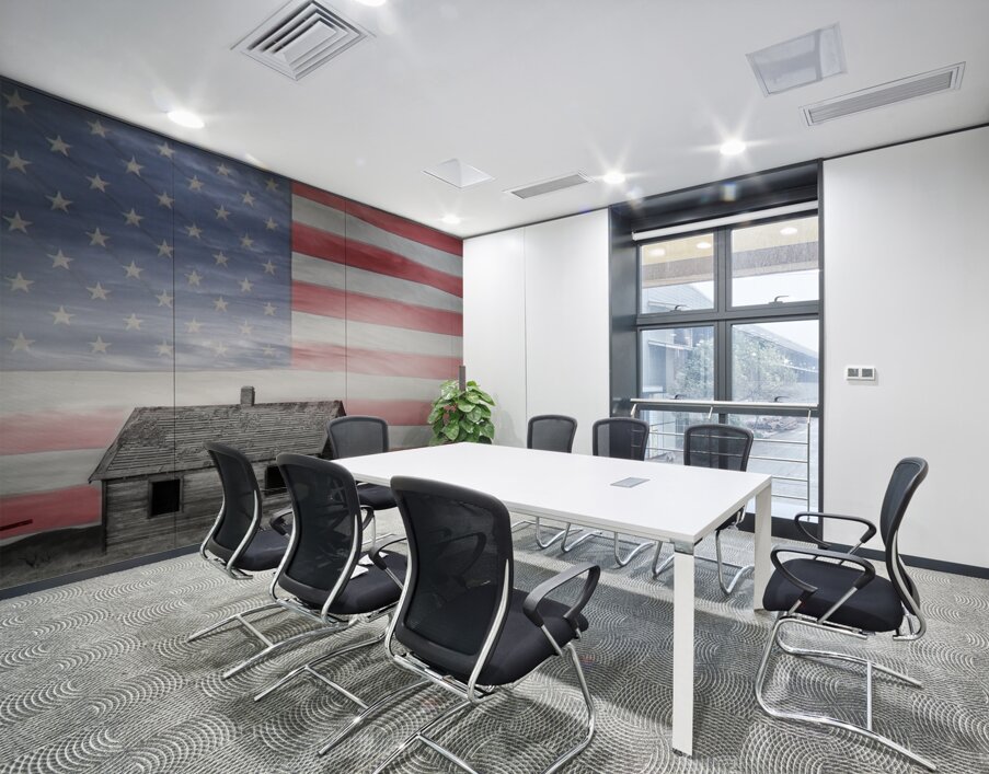 Rustic America Wall Printing