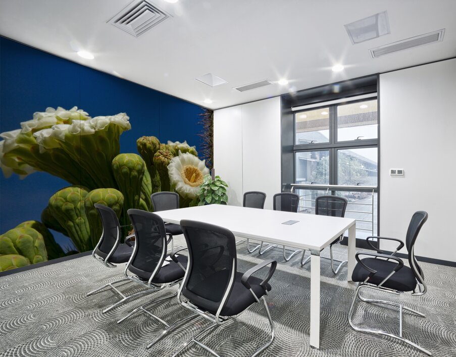 Saguaro Cactus Blooms Wall Printing