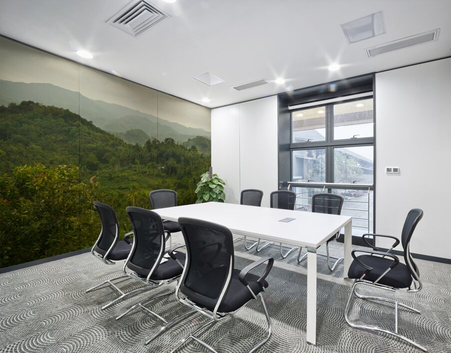 Verdant Tapestry of Tuburan Wall Printing