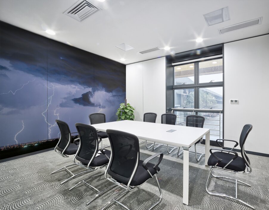 Thunderstorm and Lightning Striking Firestone Colorado 1 Wall Printing