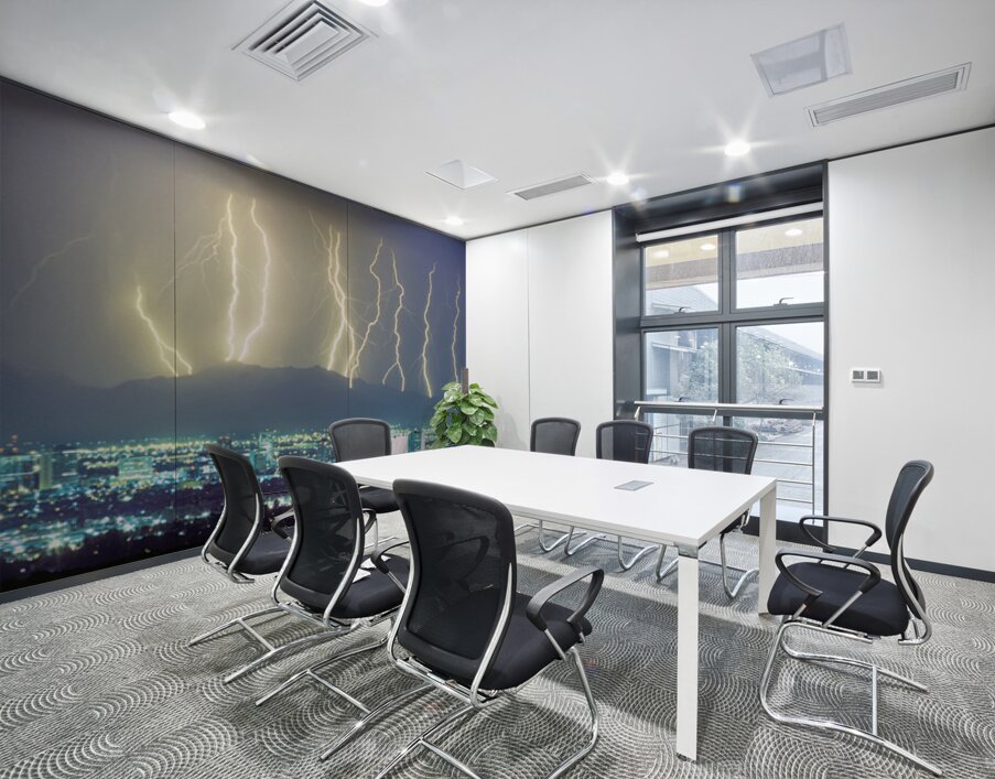 Lightning Over Phoenix Arizona Panorama Wall Printing