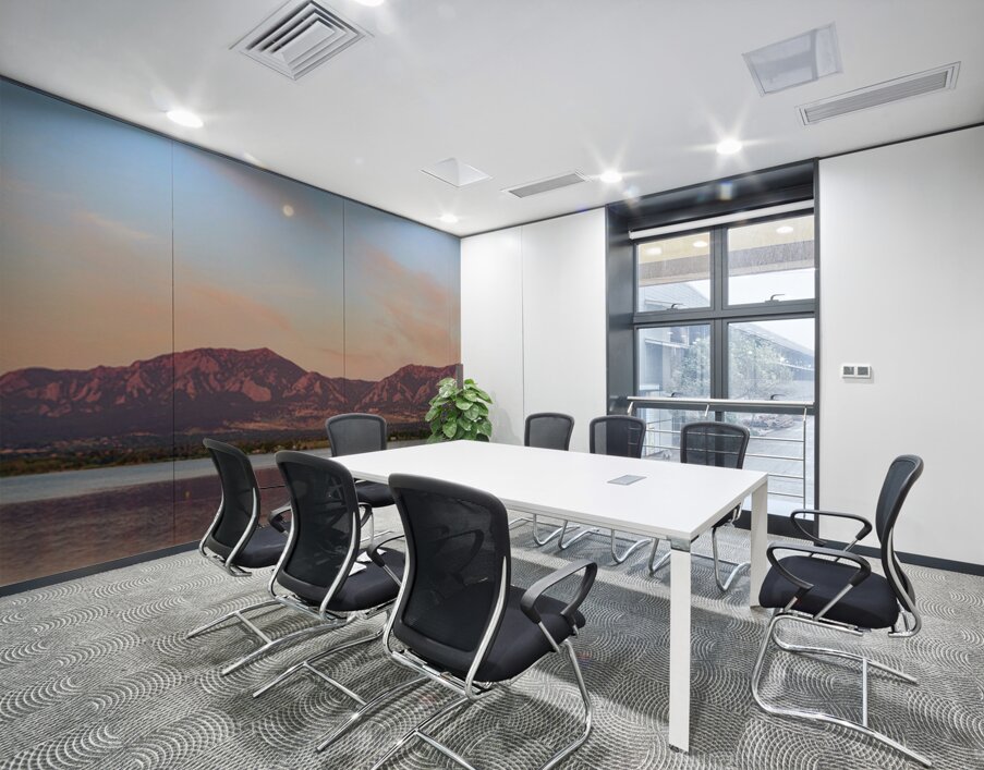 Blue Moon Front Range Boulder Sunrise Panaorama Wall Printing