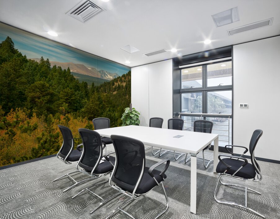 Autumn Rocky Mountain Peaks Wall Printing