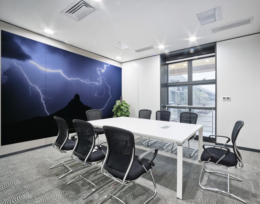 Around About Lightning over Pinnacle Peak Arizona Wall Printing