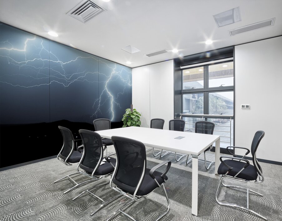 Lightning Storm Over McIntosh Lake Longmont Colorado Night Expos Wall Printing