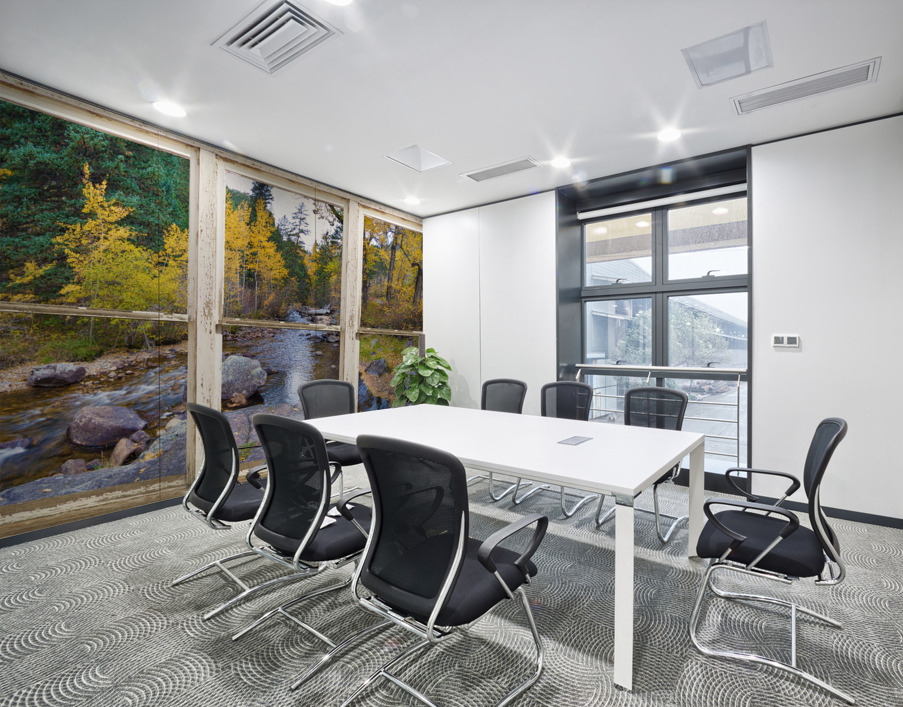 Happy Place Picture Window Frame Fine Art  Wall Printing