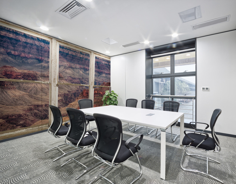 Rustic Window View Grand Canyon Wall Printing