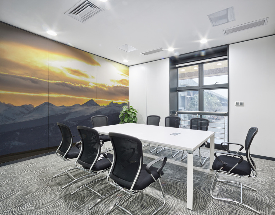 Colorado Front Range Panorama Gold Wall Printing