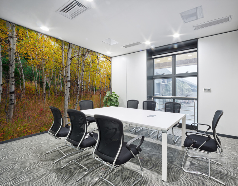 Happy Place In Woods Wall Printing