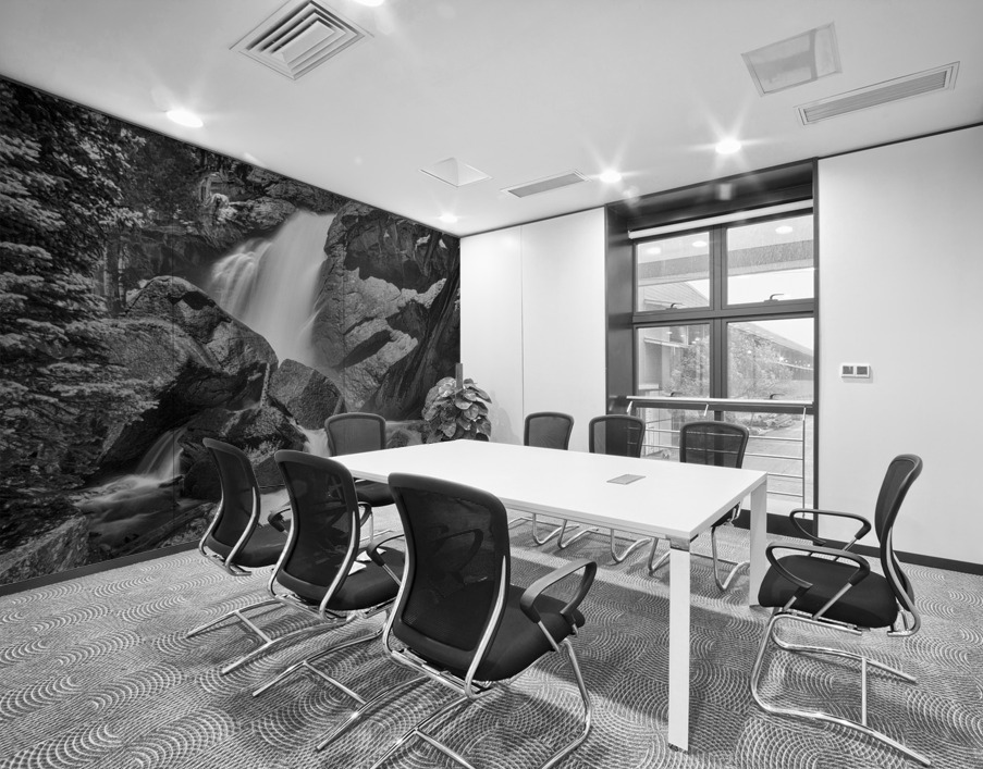 Colorado Ouzel Falls Black White Wall Printing