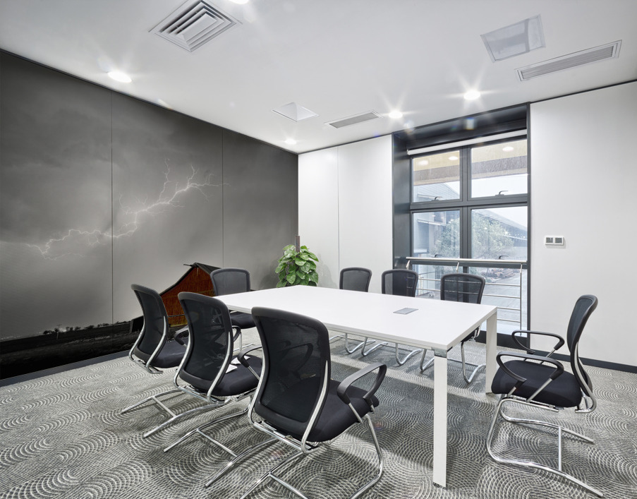 Watching the Farm Storm Wall Printing