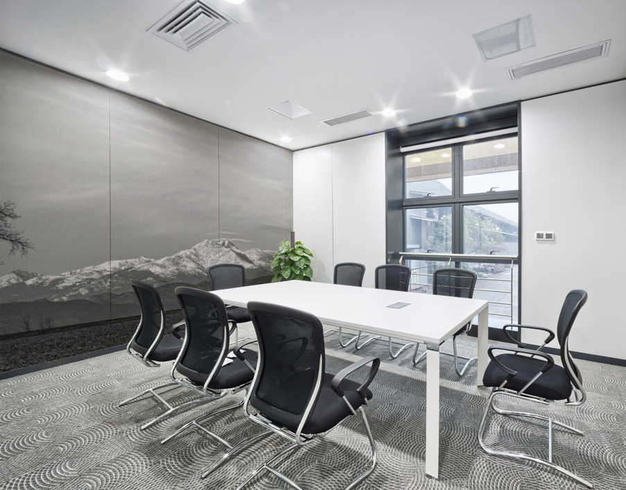 Twin Peaks Between The Trees BW Panorama Wall Printing