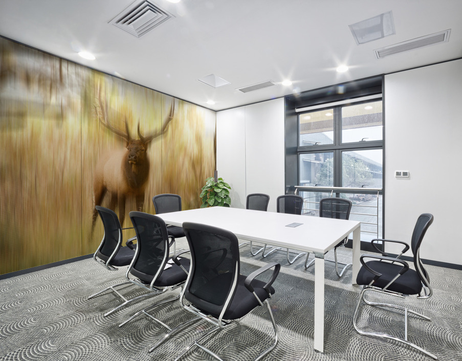 Bull Elk Forest Dreaming Wall Printing